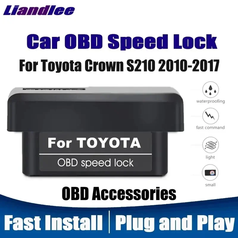 Car OBD Plug & Play Speed Lock Decoder For Toyota Crown S210 2010-2017, Automatic Door Lock & Unlock Control Module
