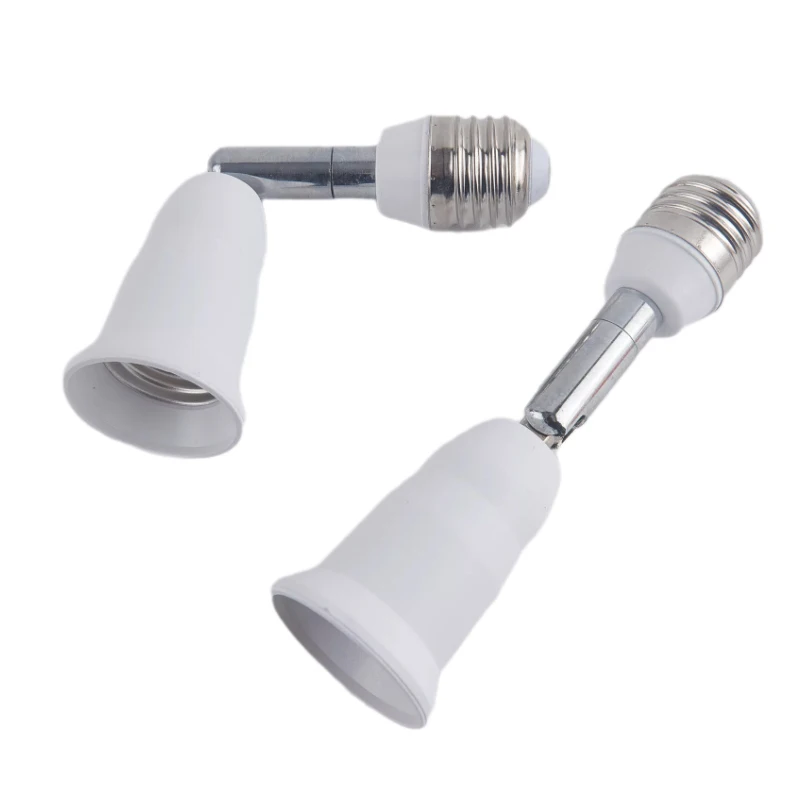 【New】Flexible Position Holder Extender E27 Socket Base Screw Bulb Extension Adapter