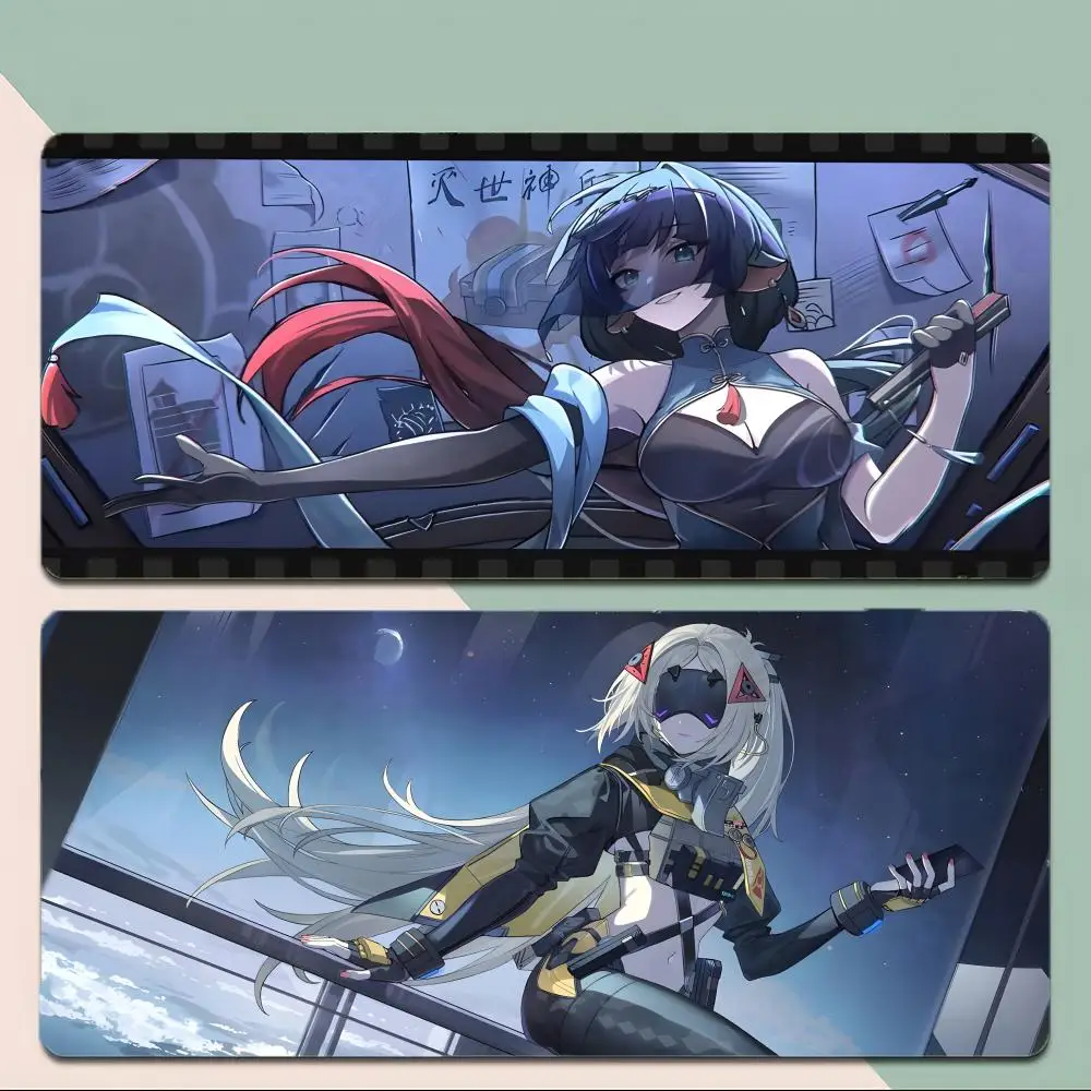 

Zenless Zone Zero cool Anby Demara Mouse Pad Thick Stitched Edge Gaming Mousepad Large Non-Slip Desk Mat