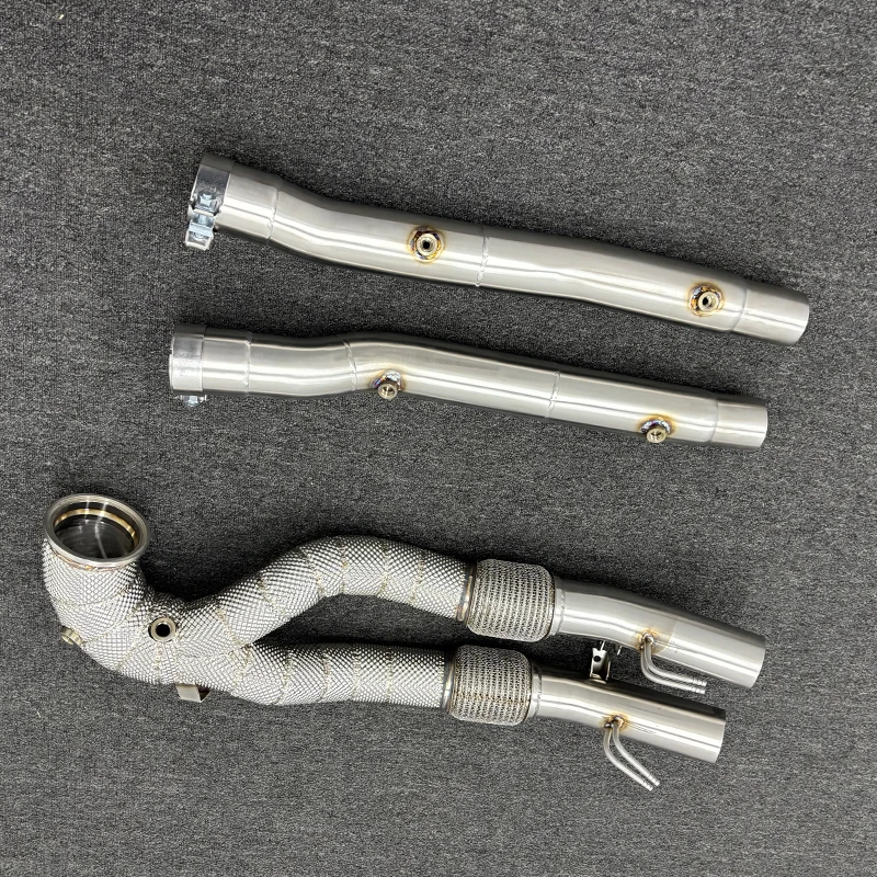 ACE Awesome Hochleistungs-Auspuff-Downpipe für AUDI RS3 2.5T 8Y 8S RACE Downpipe mit Hitzeschutz aus Edelstahl 304 – Detail 6