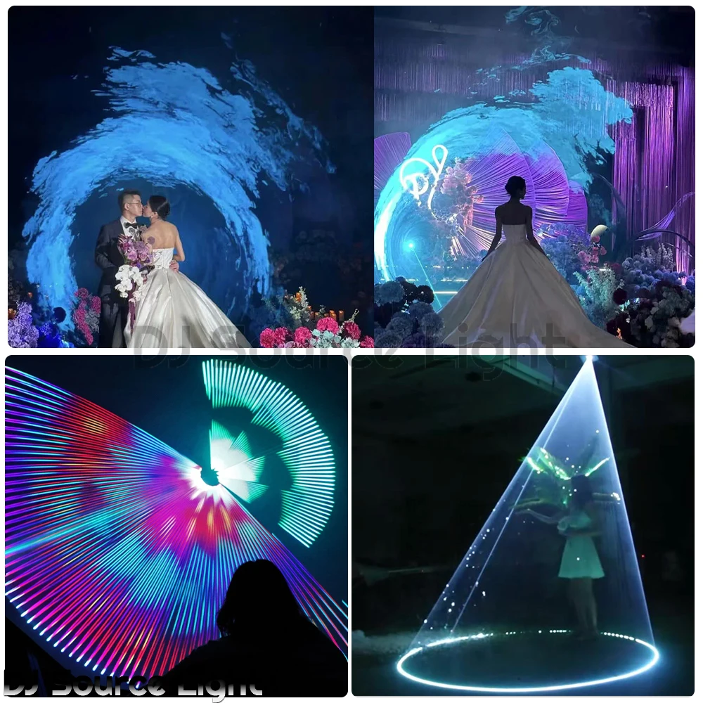 Bluetooth APP Control 5W Laser Light RGB Animation Stage Effect Light DMX512 For DJ Disco Club Wedding Show Stage Projector