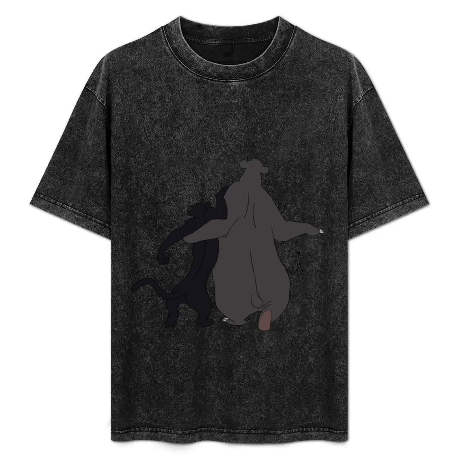 

Baloo and Bagheera T-Shirt anime shirt cute clothes Personalized t-shirt T-shirt men