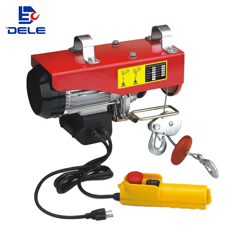 

250kg Electric Wire Rope Hoist Wired Remote Control CE Certified Industrial Lifting Equipment Professional Power Hoist Pro