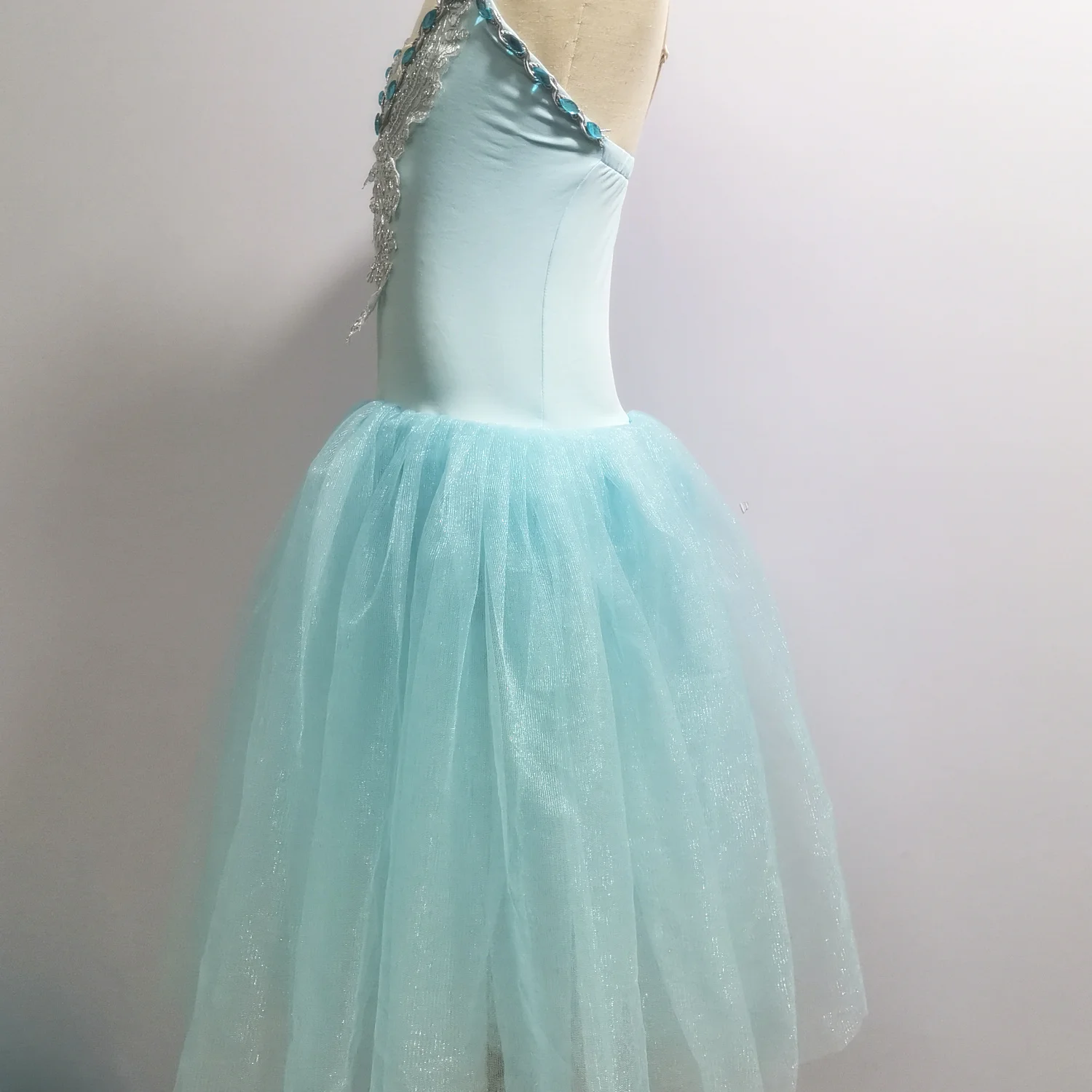 Jupe Tutu de Ballet pour femmes, robe longue pour filles, vêtements de Performance, jupes de danse en forme de cygne