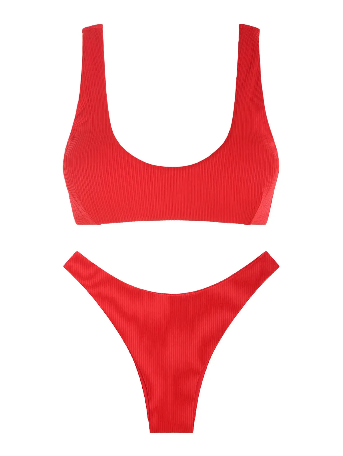 Sportowe stroje kąpielowe bikini ZAFUL Textured