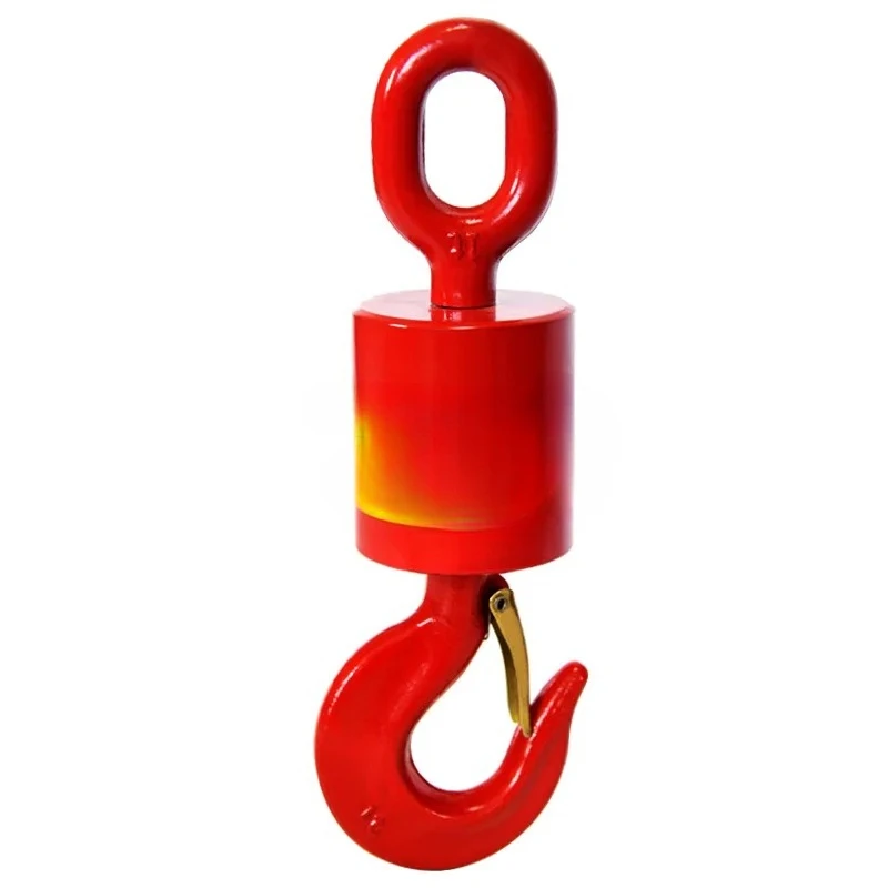 1/2/3/5Ton 360 Degree Oilfield Swivel Hook Universal Pendant Hook Lifting Tools Safety Slings Alloy Steel Industria