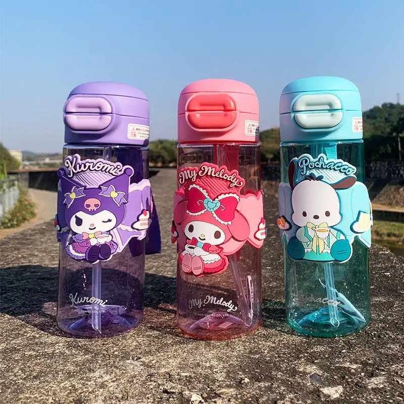 

Sanrio Pochacco My Melody Straw Cup Portable Large Capacity Student Adult Outdoors Cute Cartoon New Product Hit Product Kawaii