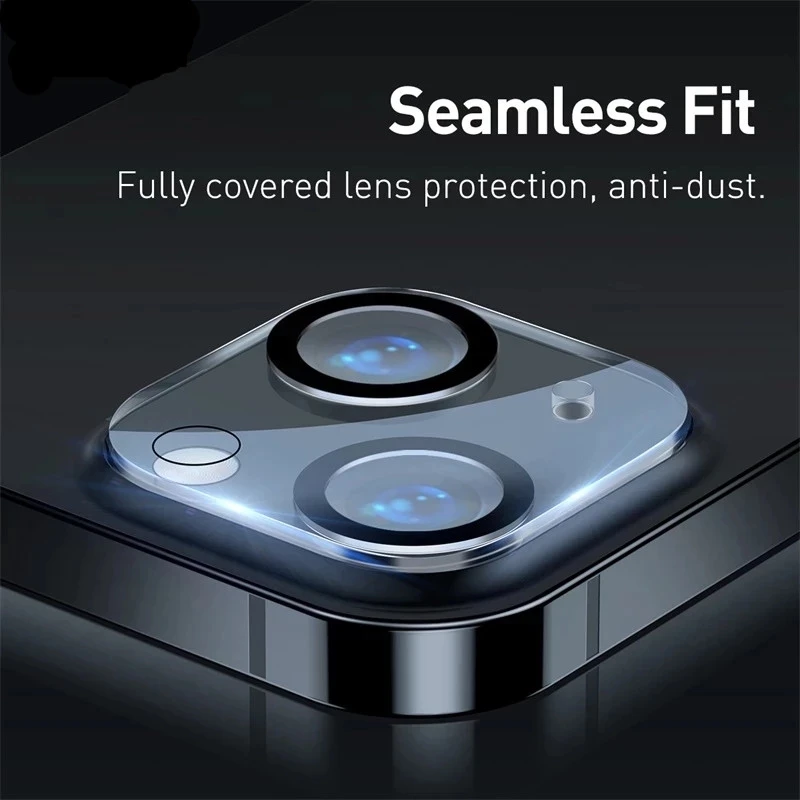 3PCS Camera Protection Glass For iPhone 15 14 13 11 Pro Max Screen Protector For iPhone 12 Camera Lens Glass Film Night Circle