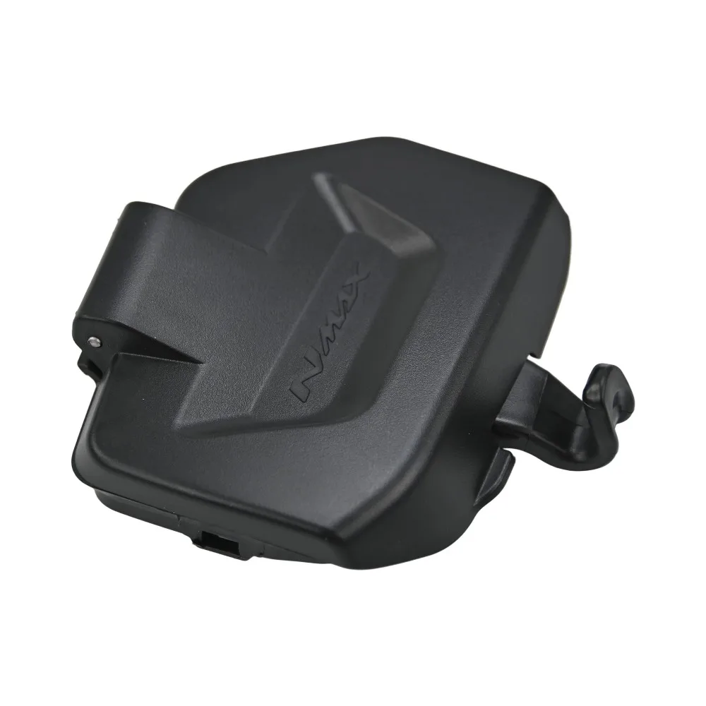 MTKRACING لياماها NMAX 2025 دراجة نارية أداة صندوق تخزين غطاء غطاء الجانب غطاء جيب غطاء مقاوم للماء الملحقات