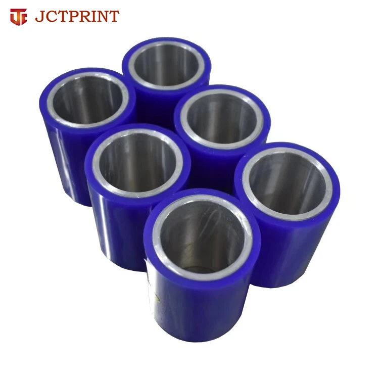 

JCTPRINT China Polyurethane pu rubber covered rubber feed roller for paper making machine price