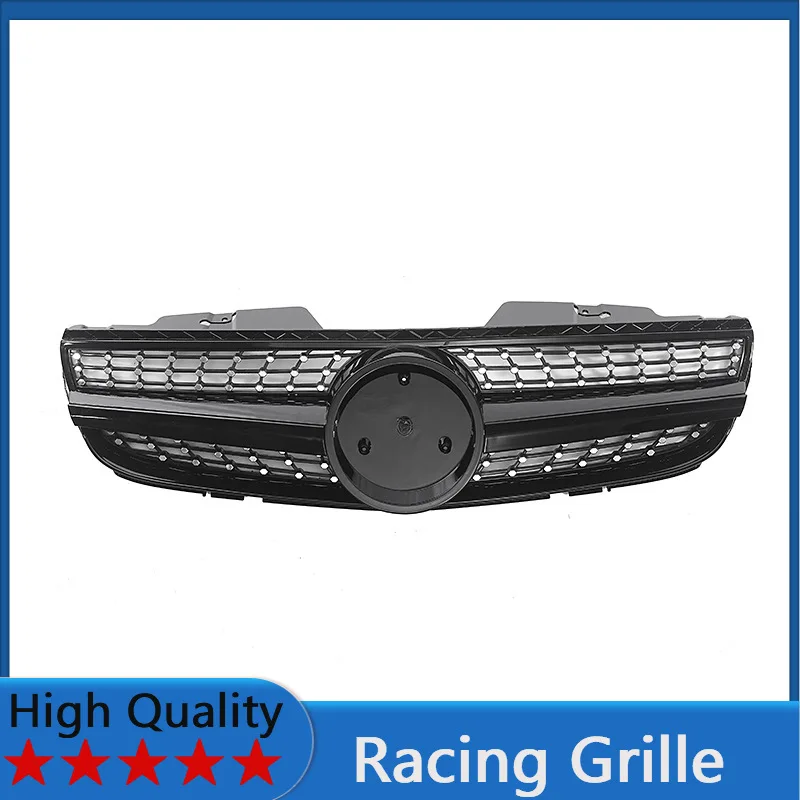 

Для Mercedes SL-Class R230 2007-2009: Гоночная решетка радиатора, передний бампер, комплект обвеса, аксессуары - Стиль «Звездное небо»