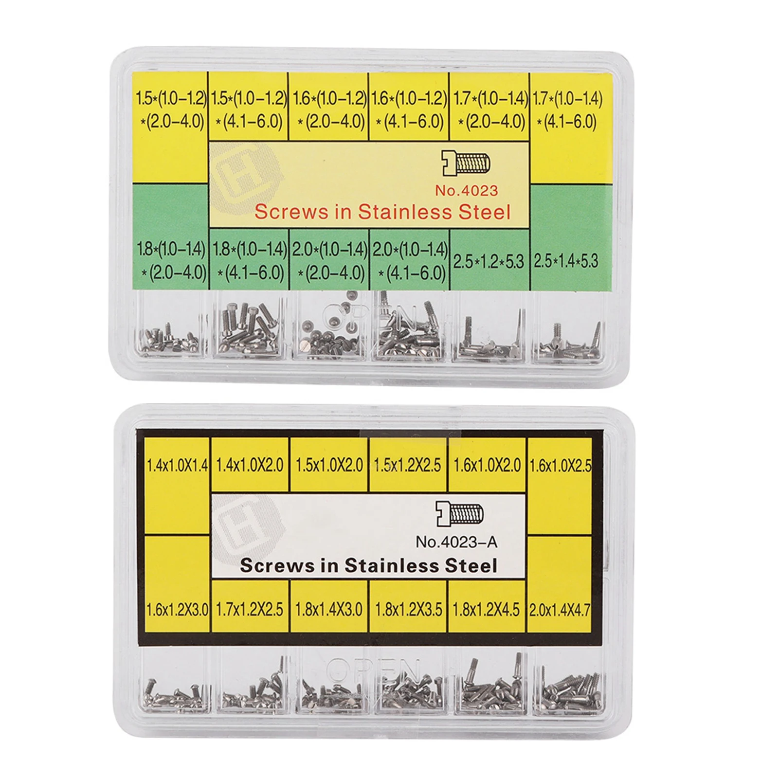 Stainless Steel Watch Back Cover Screw Watch Repairing Tools Accessory for Watchmaker Watch Back Cover Screw Watch Back Screw