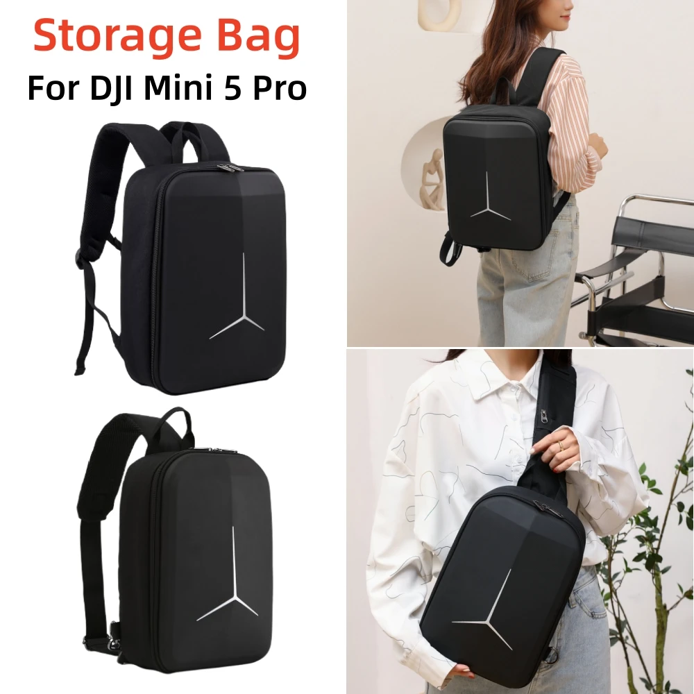 For DJI Mini 5 Pro Storage Bag Shoulder Bag Backpack Travel Carrying Case Portable Box for DJI Mini 5 Pro Drone Accessories