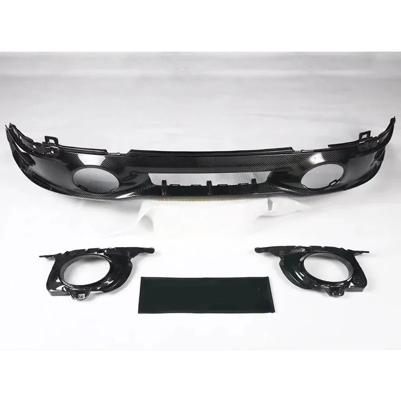 2019-2024 High-Value Carbon Fiber Rear Bumper Lip Upgrade Kit Lightweight New Condition for 911 Carrera S 4S 992 Exclusive 6
