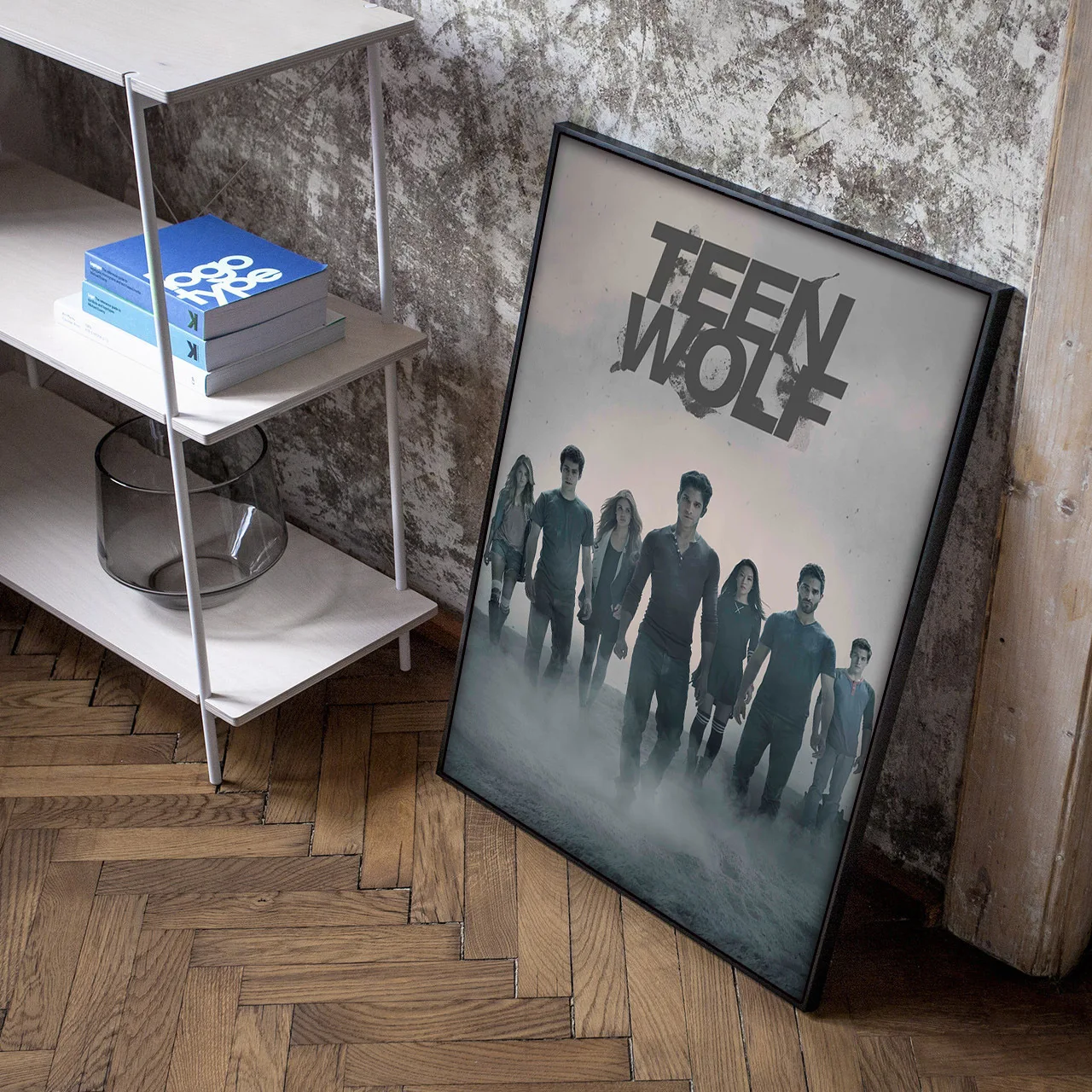 ملصقات الذئب في سن المراهقة للغرفة ، أفلام المسلسلات التلفزيونية الكلاسيكية في أوروبا وأمريكا ، لوحة قماشية لغرفة المعيشة ، فن الطباعة ، صور ديكور الحائط المنزلي #2