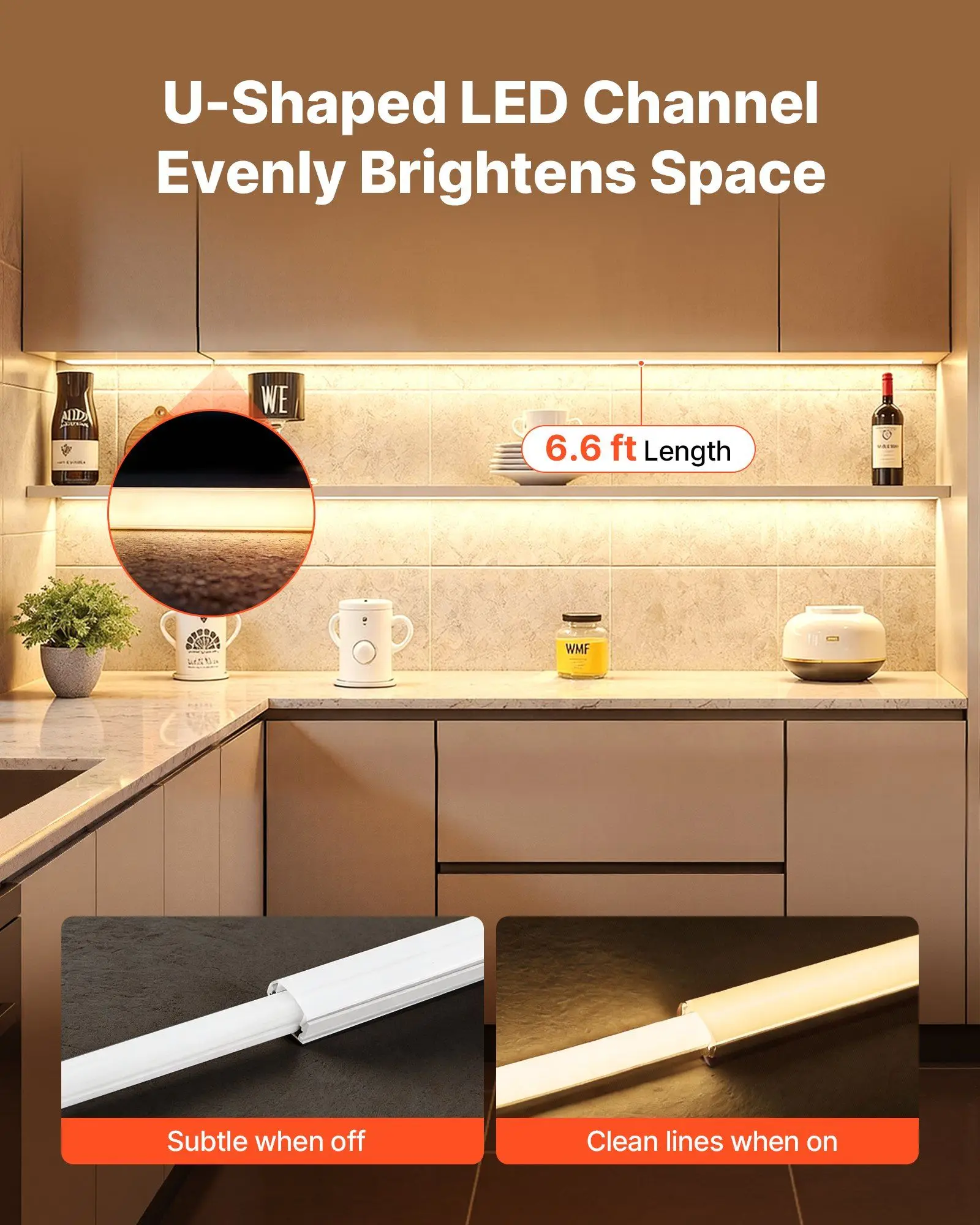 10-Pack 6.6 Ft/2M U…