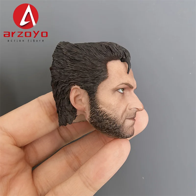 Głowa Hugh Jackmana w skali 1/6, rzeźba głowy żołnierza, model do rzeźbienia pasujący do figurek akcji 12-calowych.