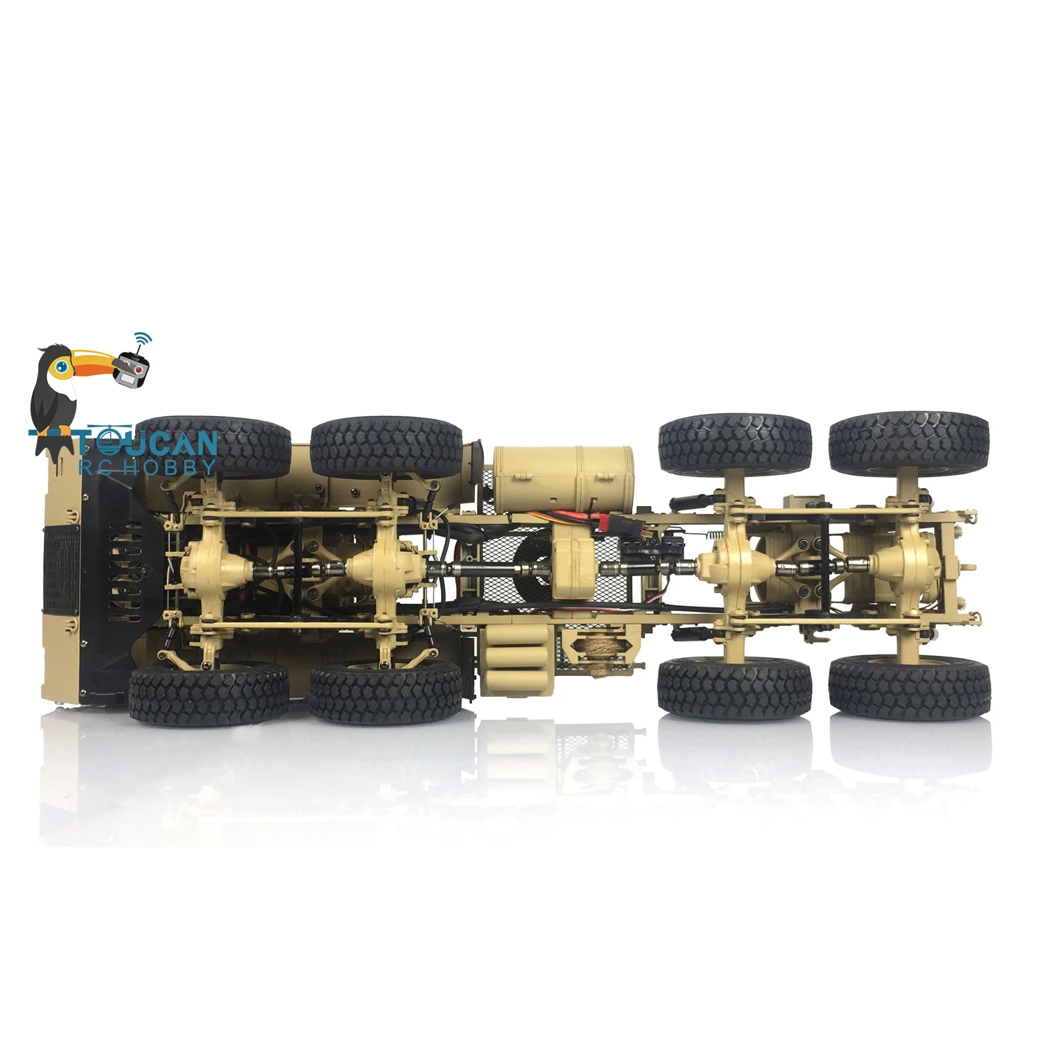

US Stock 1/12 8x8 HG P802 RC Military Truck Metal Chassis Radio Control Army Vehicle with Sound Lights Car Model