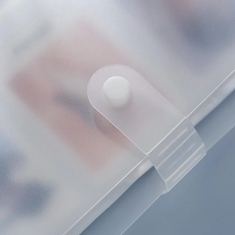 Pocket Mini Photo Album Transparent Album Photo Card Holder Mini Album Storage Collect Book Card Train Ticket Album