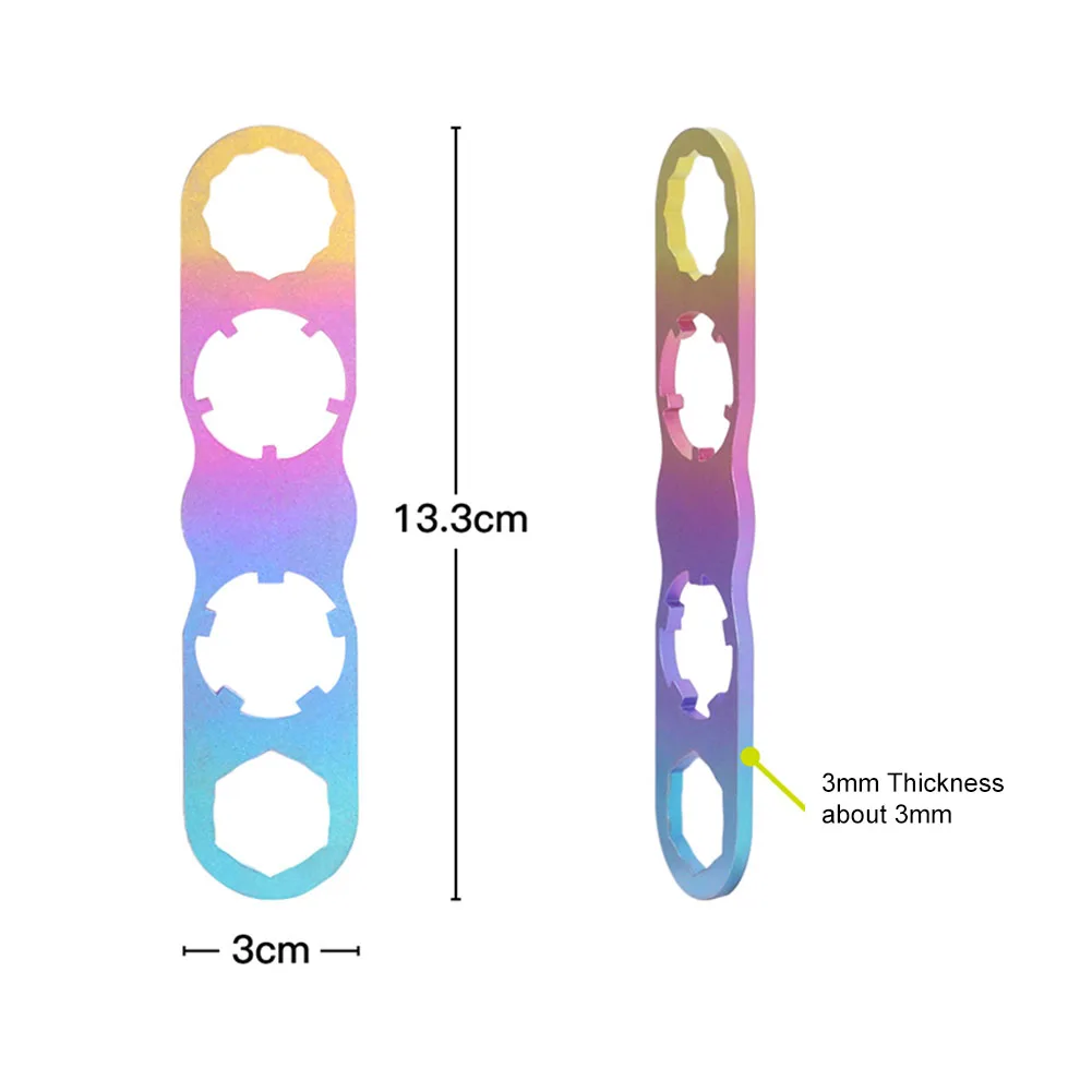 دراجة دواسة التفكيك وجع Ti سبيكة دواسة الدراجة أداة إصلاح لمفتاح دواسة الدراجة خفيفة الوزن كيو