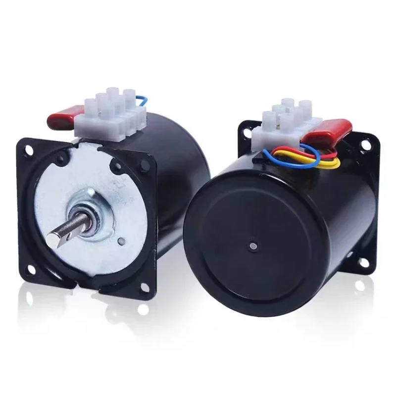 68KTYZ 28W AC 220V Permanent Magnet Synchronous Gear Motor positive and negative micro low speed multi-speed large torque motor