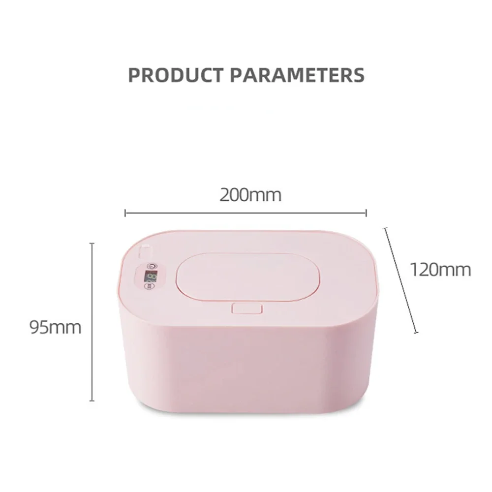 New Baby Wipe Warmer Heater Wet Towel Dispenser Napkin Heating Box Home/Car Use Mini Wipe Warmer Case Disinfecting Wipes view 6