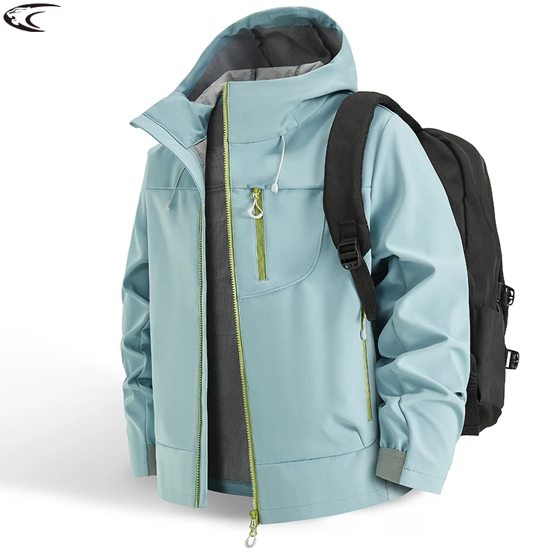 

LNGXO Women's Windbreaker Waterproof Warm Soft Shell Fleece Jackets Mountaineering Hiking Climbing Trekking Outdoor Raincoat