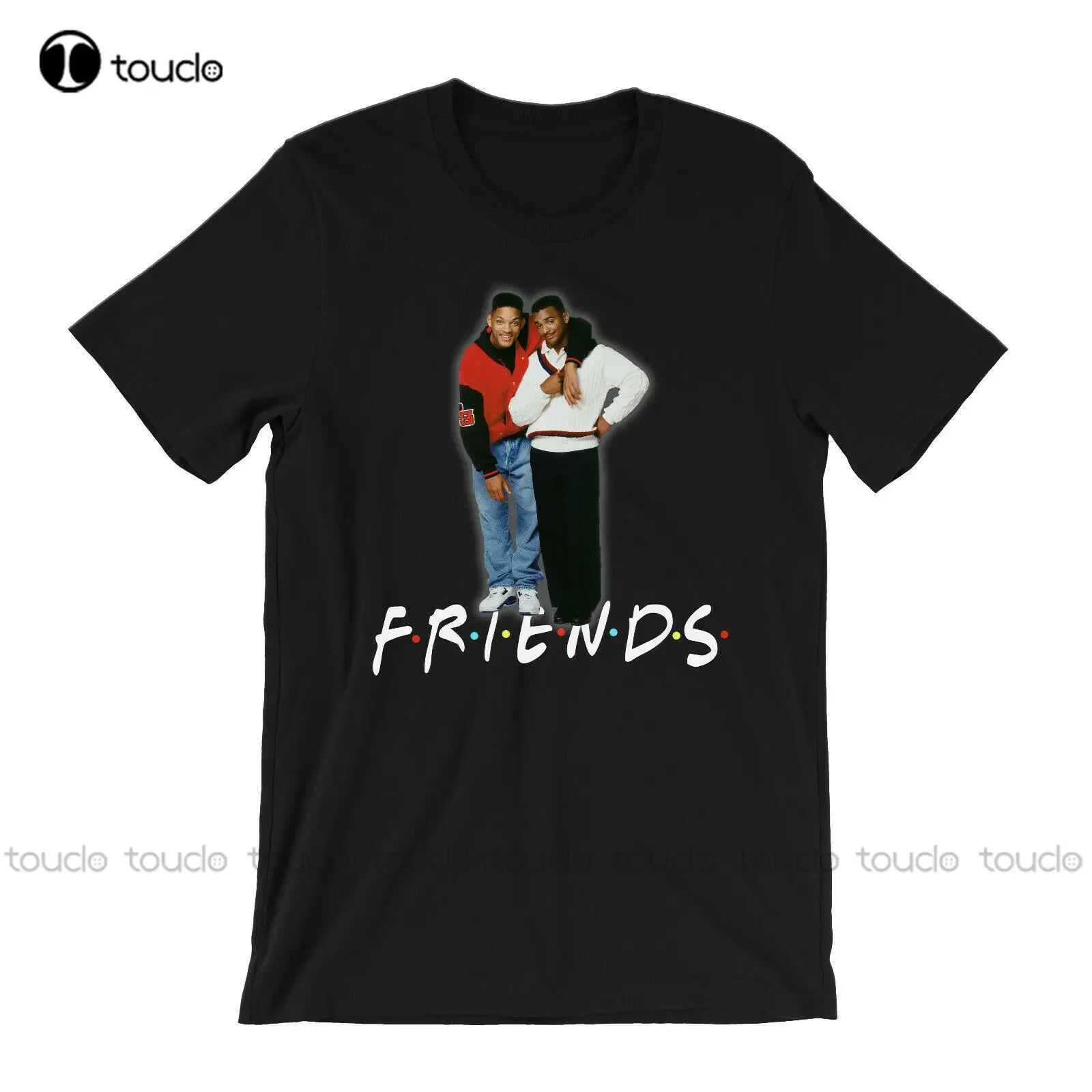 Carlton Banks And Will Smith The Fresh Prince Of Bel-Air T-Shirt Friends Sitcom mens shirts casual