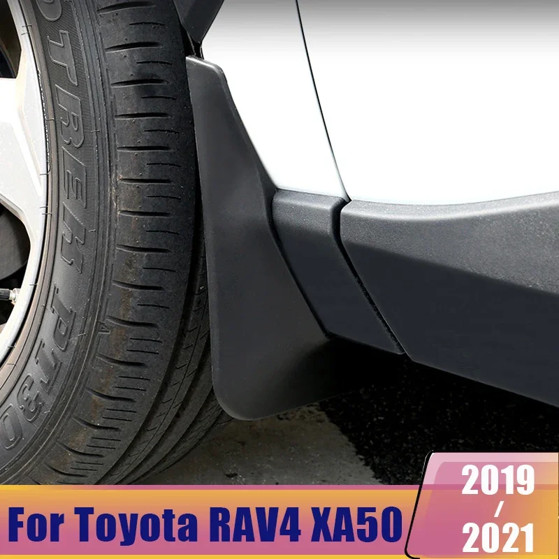

4pcs Car Mudflaps For Toyota RAV4 2019-2021 2022 2023 2024 XA50 Mud Flaps Splash Guards Fender Durable Mudguards Accessories