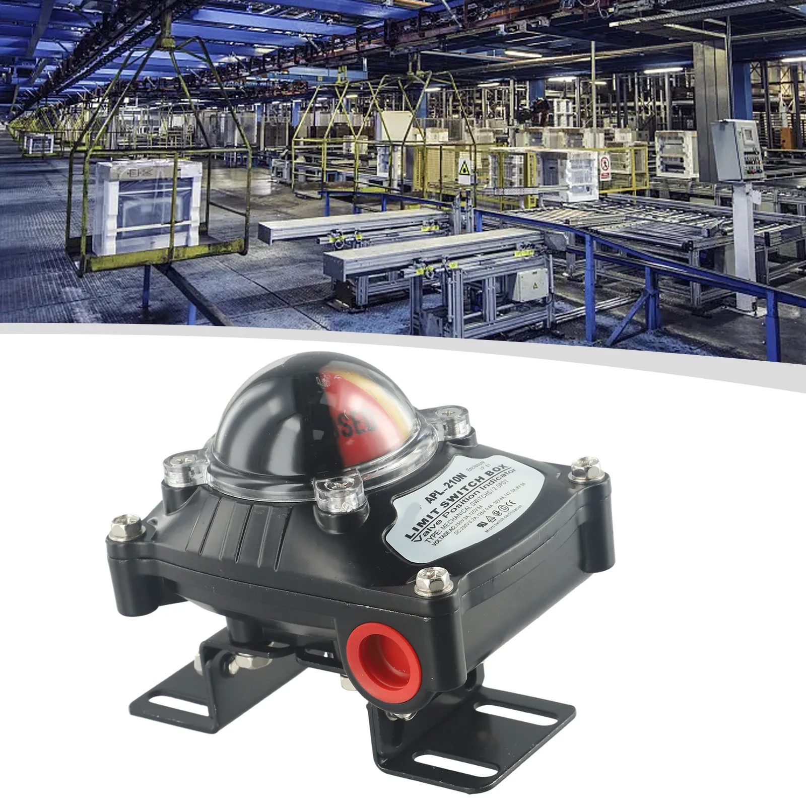 APL-210N 125V/5A 2SPDT Mechanical  Limit Switches Valve Position Indicator With Magnetic Components Power Tool Accessoies