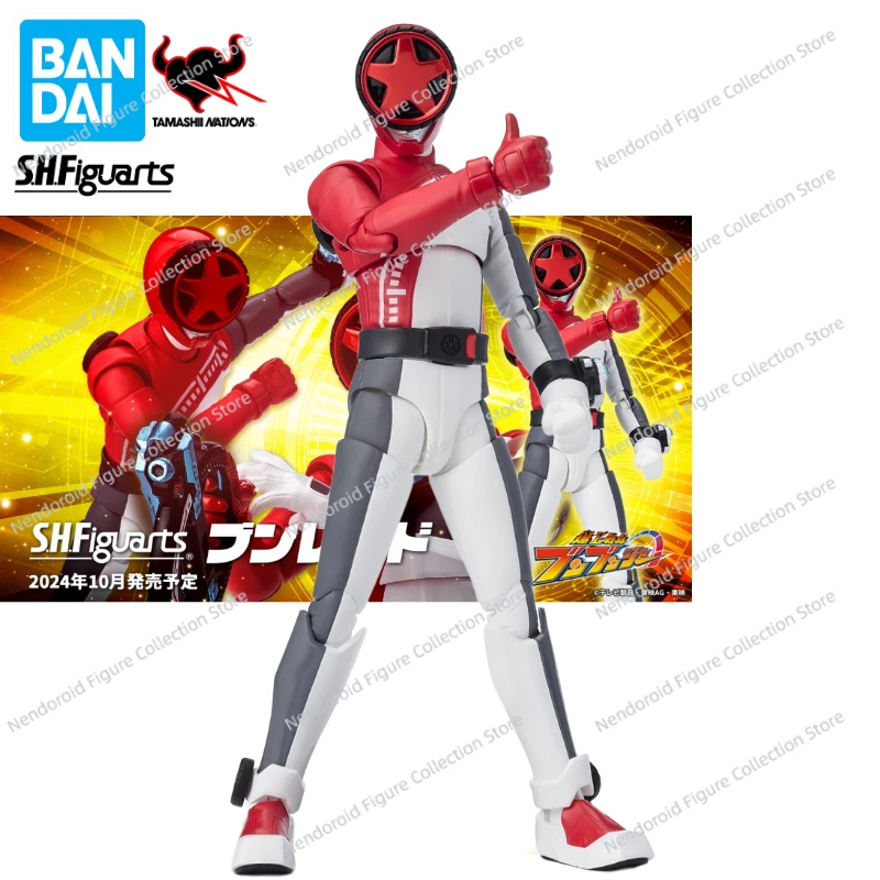 

100% Оригинальные фигурки Bandai S.H. Фигуртс SHF пучок красный Bakuage Sentai Boonboomger аниме экшн-Фигурки игрушки подарок модель коллекция хобби