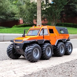 1:24 SHAMAN 8X8 ATV Armored Car Model Alloy Toy Car Boy off-road Vehicle Car Model Gift A486