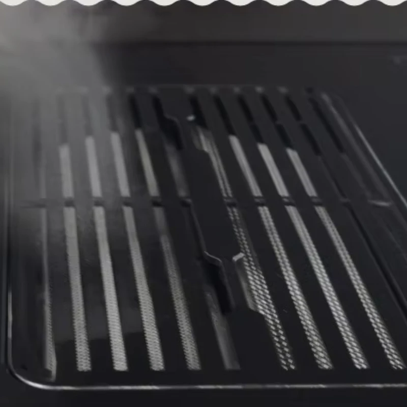 Built-In Black Ceramic Panel Induction Hob with Electric Downdraft Extractor Fan & Filter Easy Installation