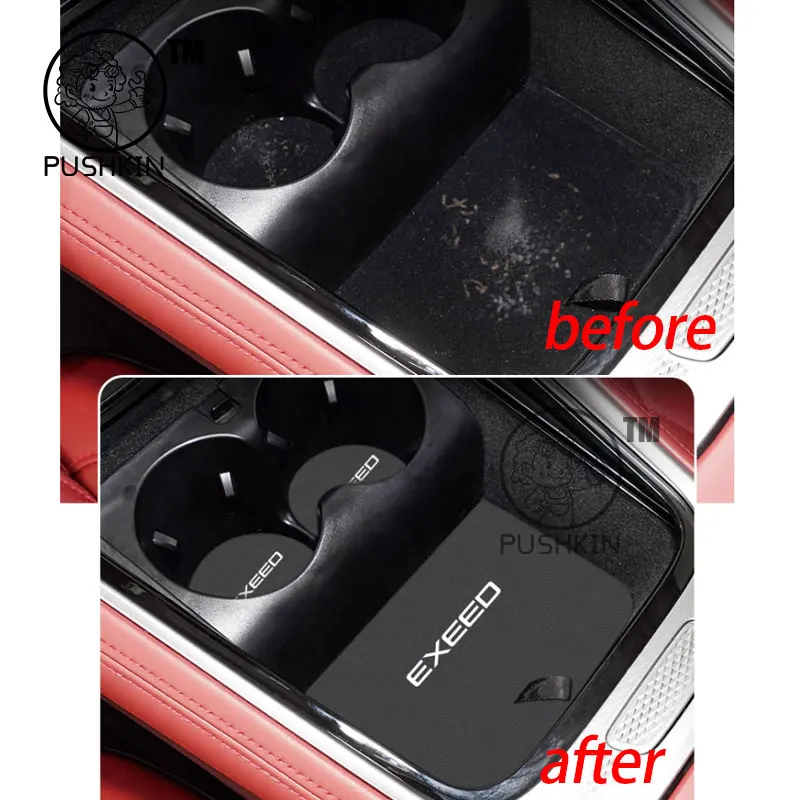 For OMODA 9 C9 PHEV OMODA 9 SHS 2024 Anti-Slip Gate Slot Mat Non-Slip Door Groove Pad Interior Decoration Accessories