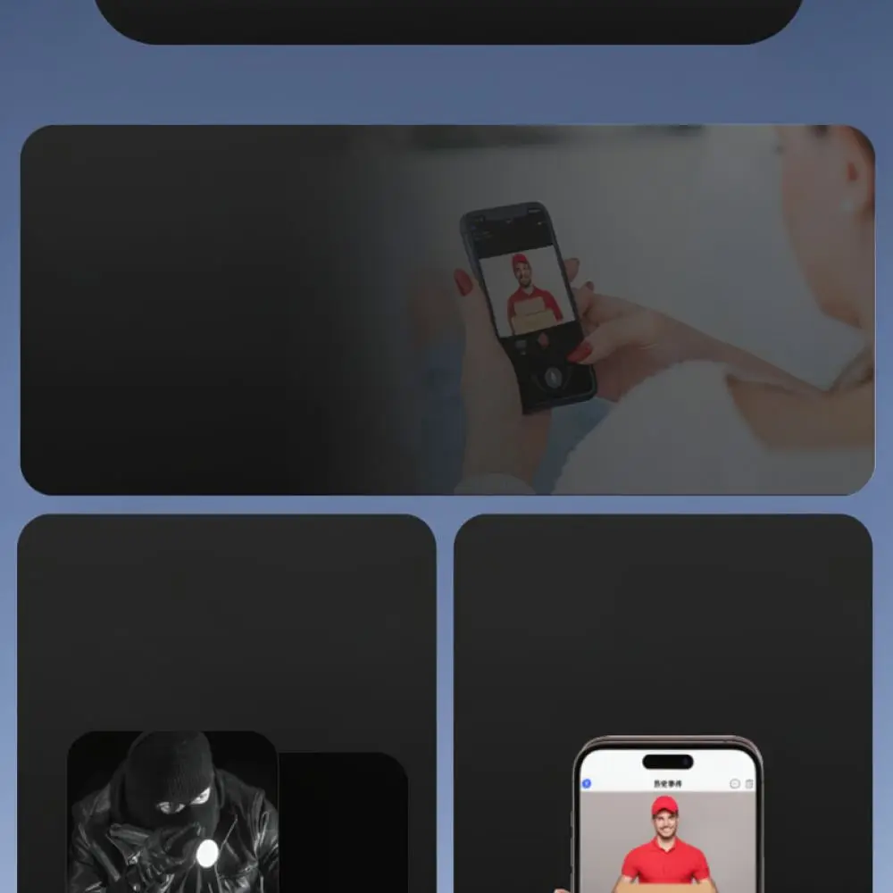 Wireless Video Doorbell Camera Smart Home Security WiFi Intercom Visual Door Phone Remote Monitoring For Apartment