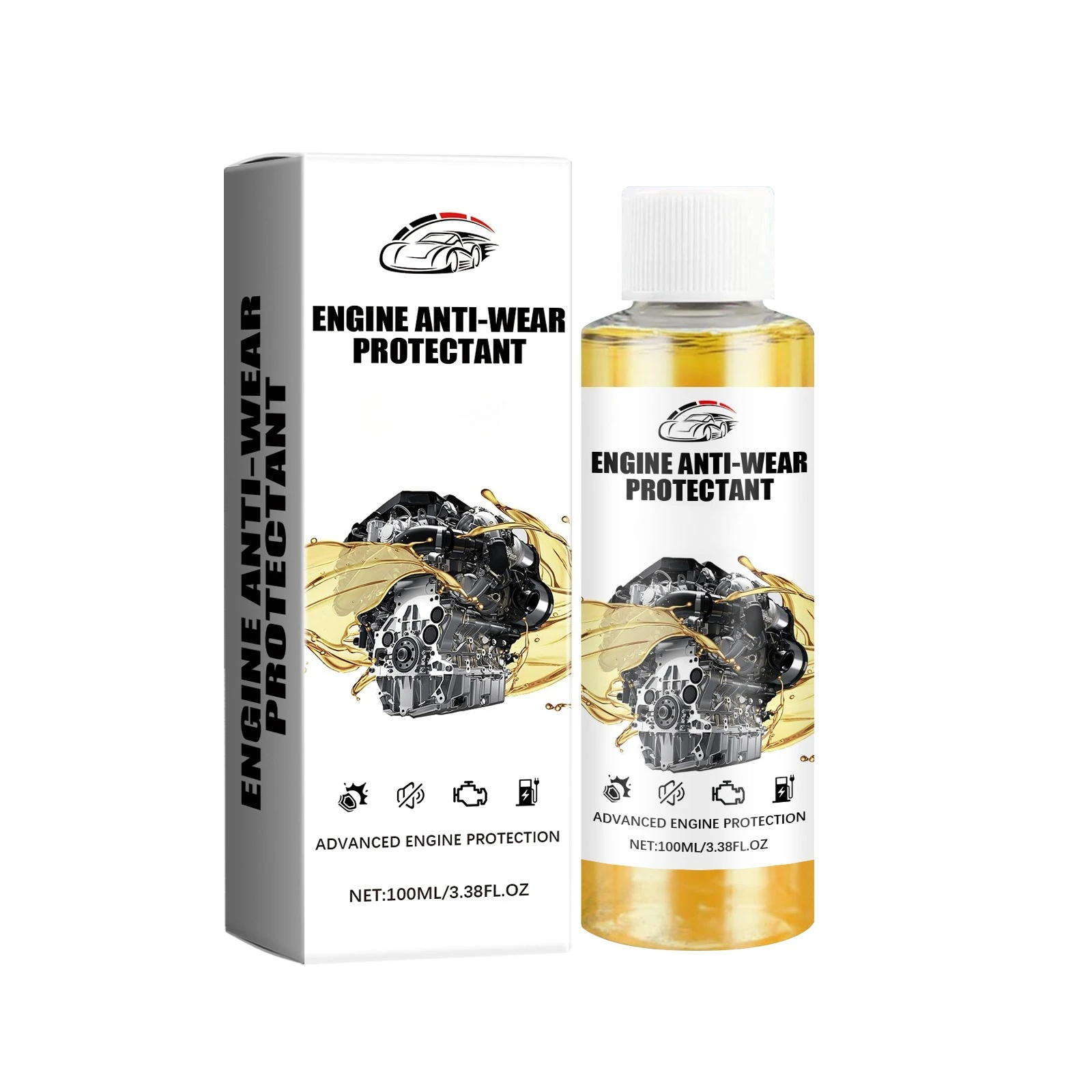

Engine anti-wear protective agent, noise reduction, anti-shake and anti-rust car maintenance engine protective agent