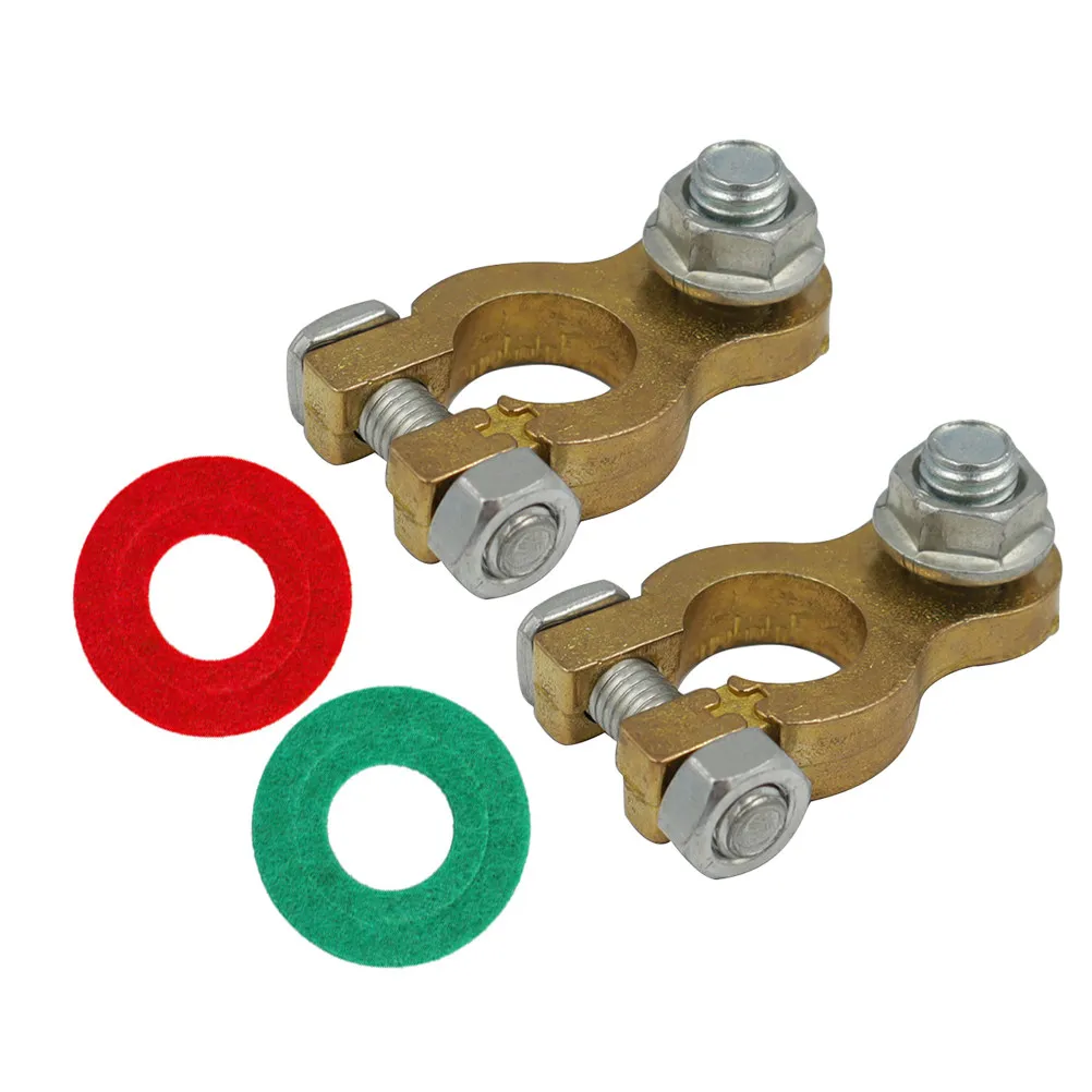 

Зажимы для аккумуляторных клемм из латуни, быстросъемные, для автомобиля, фургона, лодки, аксессуары для транспортных средств