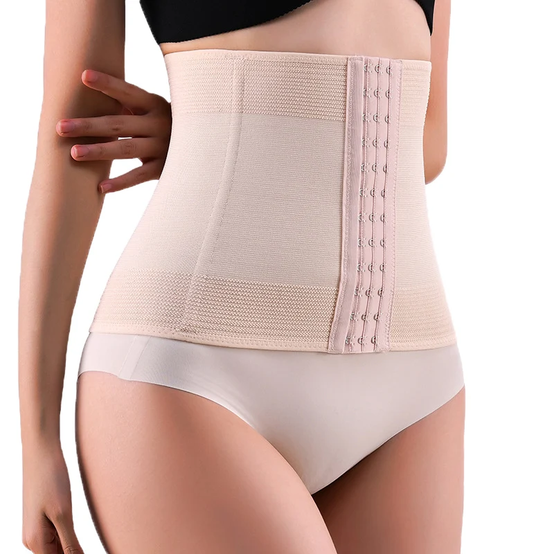 

High Compression Corset Waist Trainer Girdle Body Shaper Slim Waist Tummy With Steel Boned Slimming Belt Back Support For Women