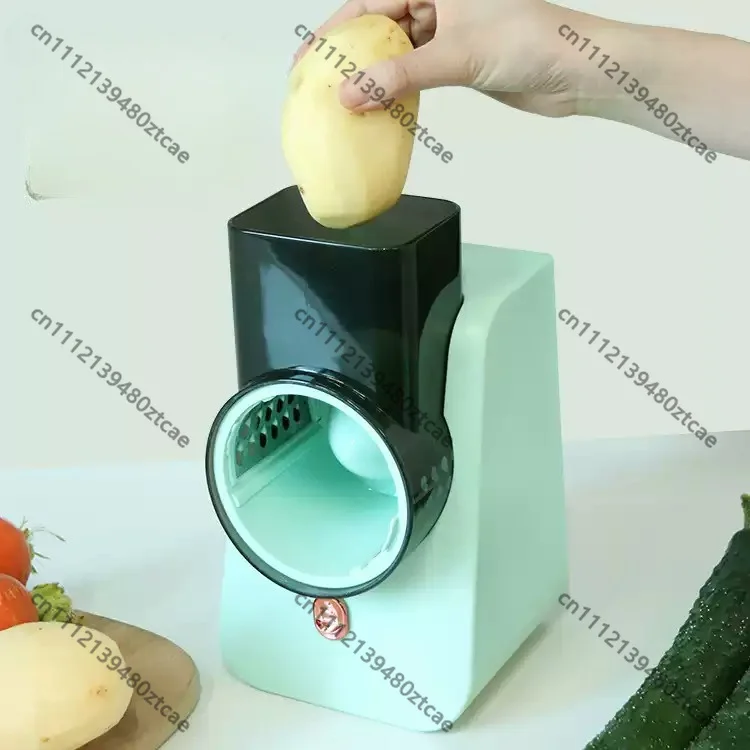 Household Multi‑function Electric Food Processor High‑power Small Grinding Machine For Vegetable Slicing And Meat Mincing