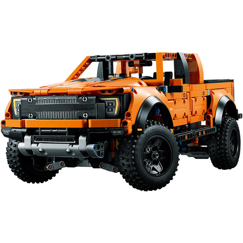 Raptor pickup Building Block Kit Recreating The Features and Functions of The Powerful Ford F-150 Raptor Pickup Truck