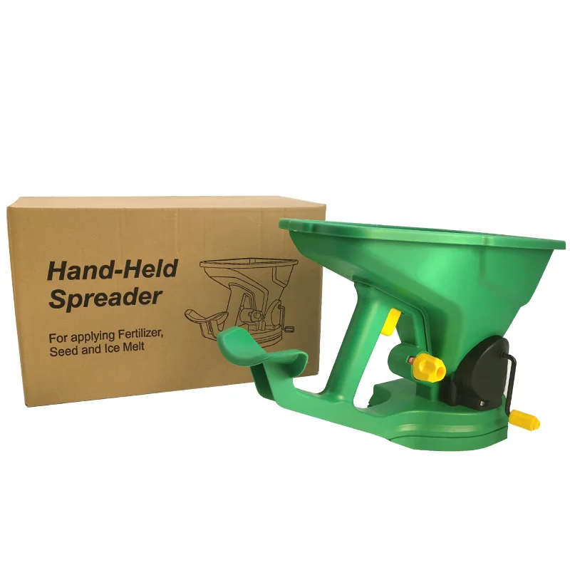 Horticulture Portable Spreader Small Planter Hand Crank Lawn Seed Farmland Fertilizer Spreader