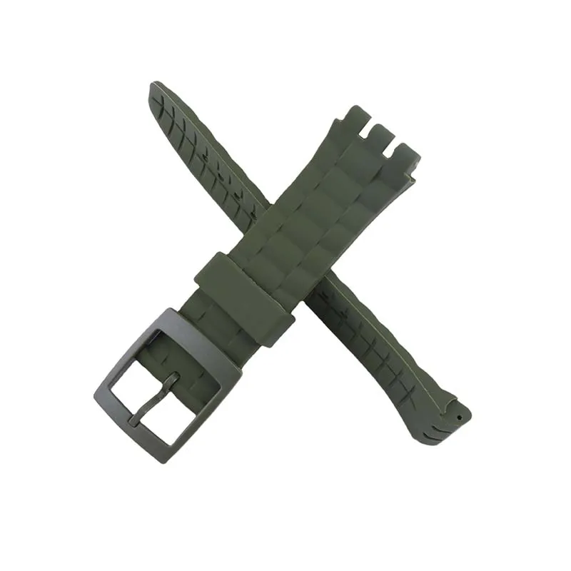 Men's silicone watch band accessories compatible for Swatch Diving suuk400 suuw100 watch strap women's sports wristband 21mm