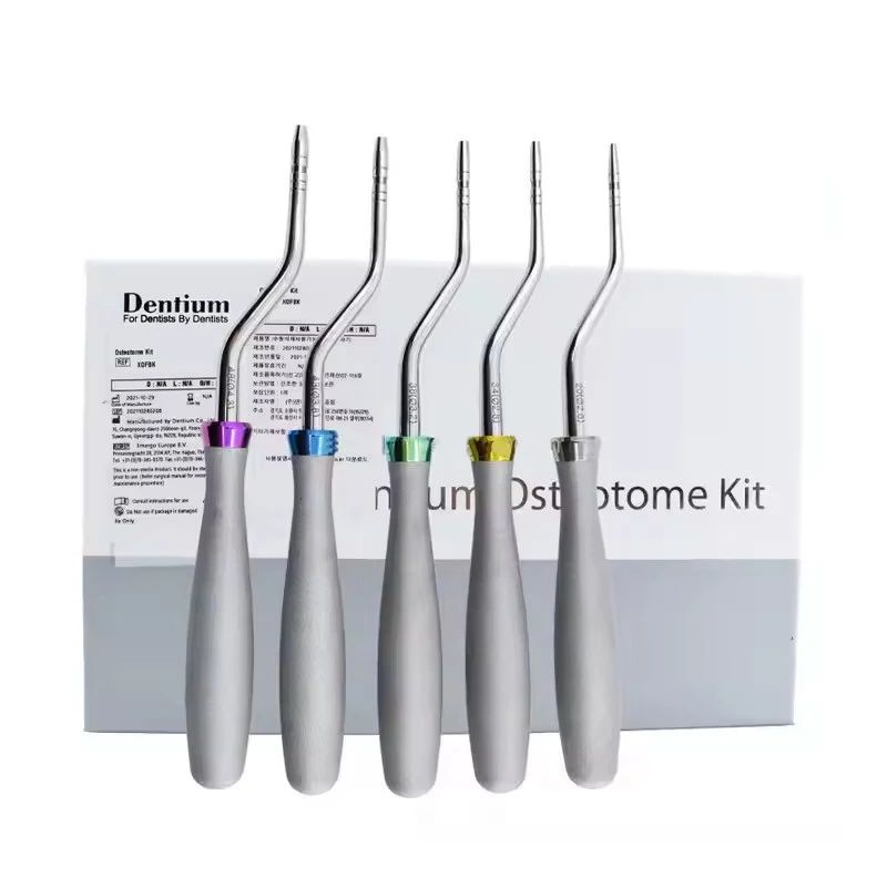 Dentium  XOFK / XOFBK Angled Osteotome Kit Surgical Instrument Dental Tools Dental Surgery Kits Instrument Set Dental Too