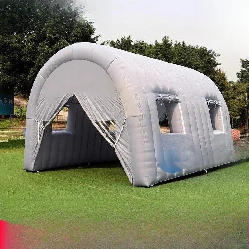 Outdoor exhibition large ultra-light quick-opening temporary inflatable tunnel tent construction room advertising air mold