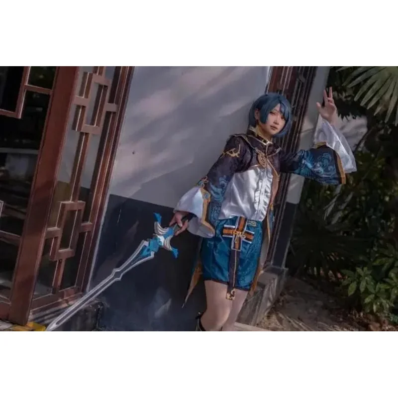 شينغ تشيو جيلي السيف التضحي جينشين تأثير سلاح تأثيري هالوين كرنفال أحداث الحفلات