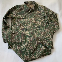 Chinese Uniform Green Camouflage Vintage Spring Suit Men Russian