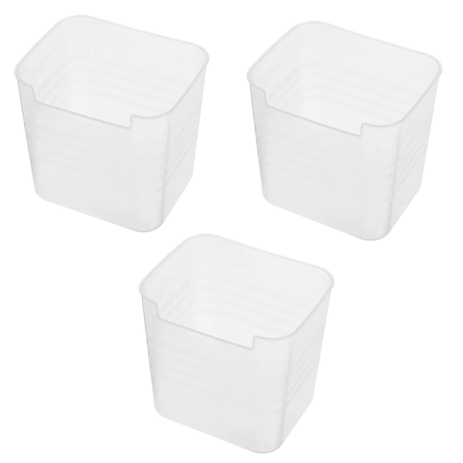 

3Pcs Refrigerator Organizer Clear Storage Bins Multifunctional Side Door Holder Pantry Organizer Storage Boxes for Fridge