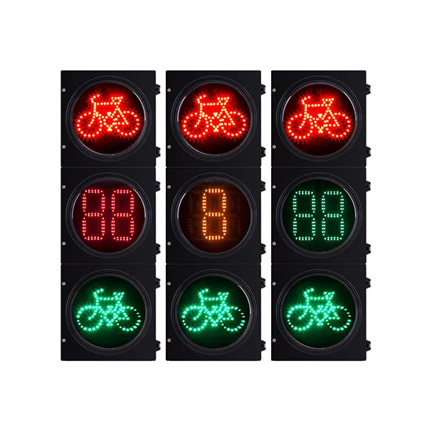دراجة بدوره ضوء إشارة أحمر أصفر أخضر LED إشارة المرور للبيع