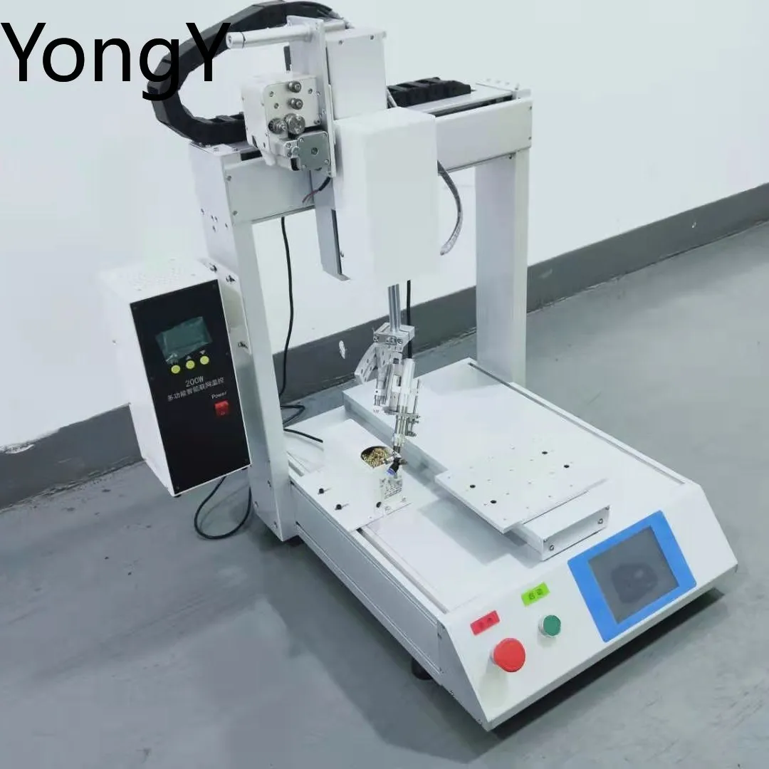 Automatic soldering machine, soldering robot, spot welding drag welding plus tin, multi-head high efficiency