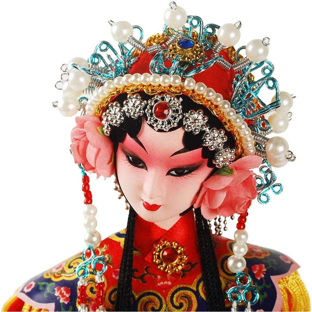 Chinese Traditional Handicraft Silk Figurine Collectible Chinese Doll Silk Doll (1801)